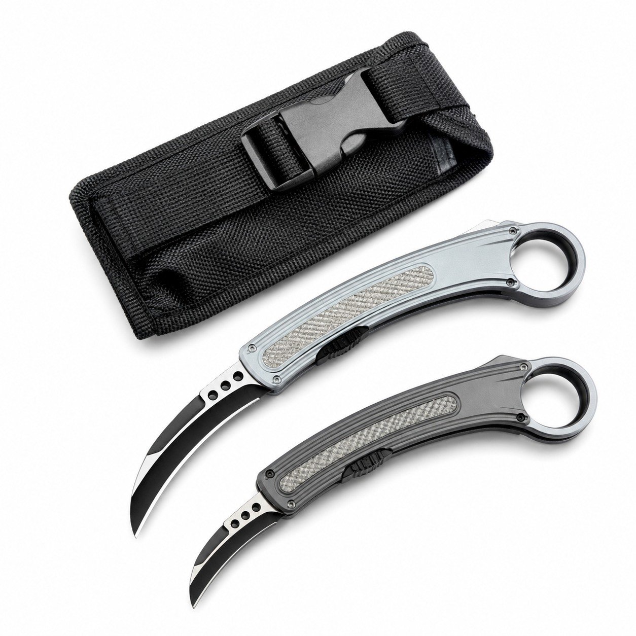 Raptor Claw Black-Blade OTF Karambit Knife