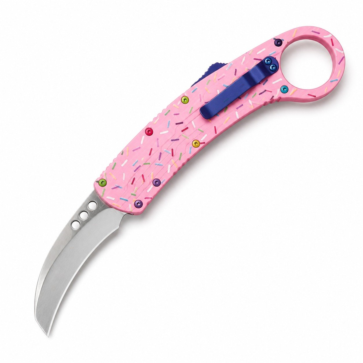 Red Raptor OTF Karambit Donut Edition