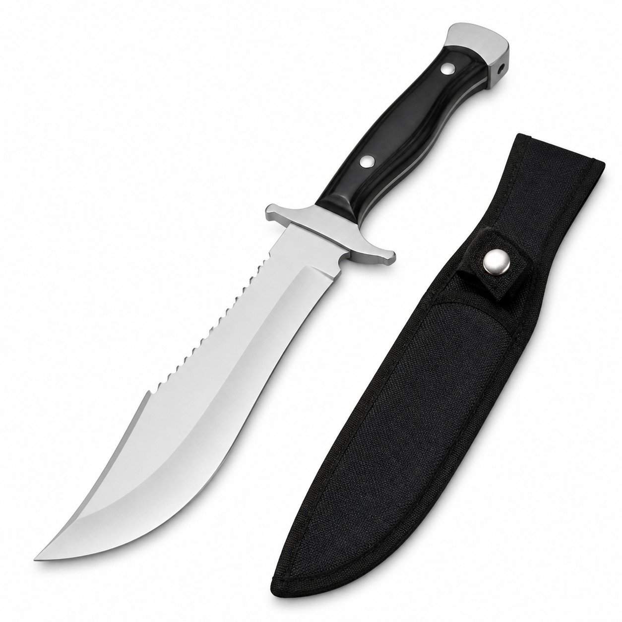Jungle Wolf Foreign Trade Edition Black Titanium Fixed Blade Knife